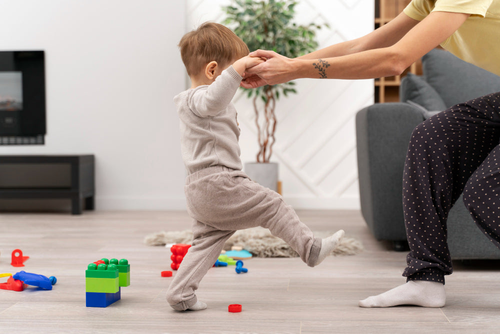 Baby first step without nadavandi