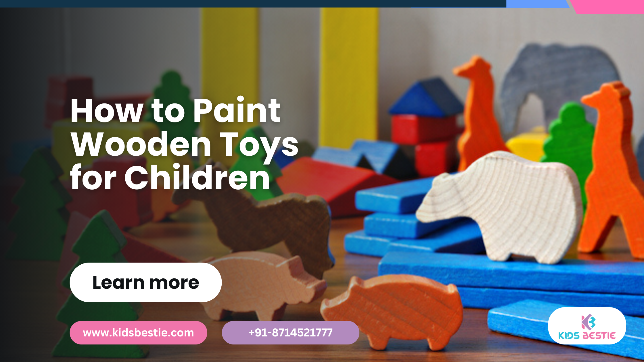 How to Paint Wooden Toys for Children