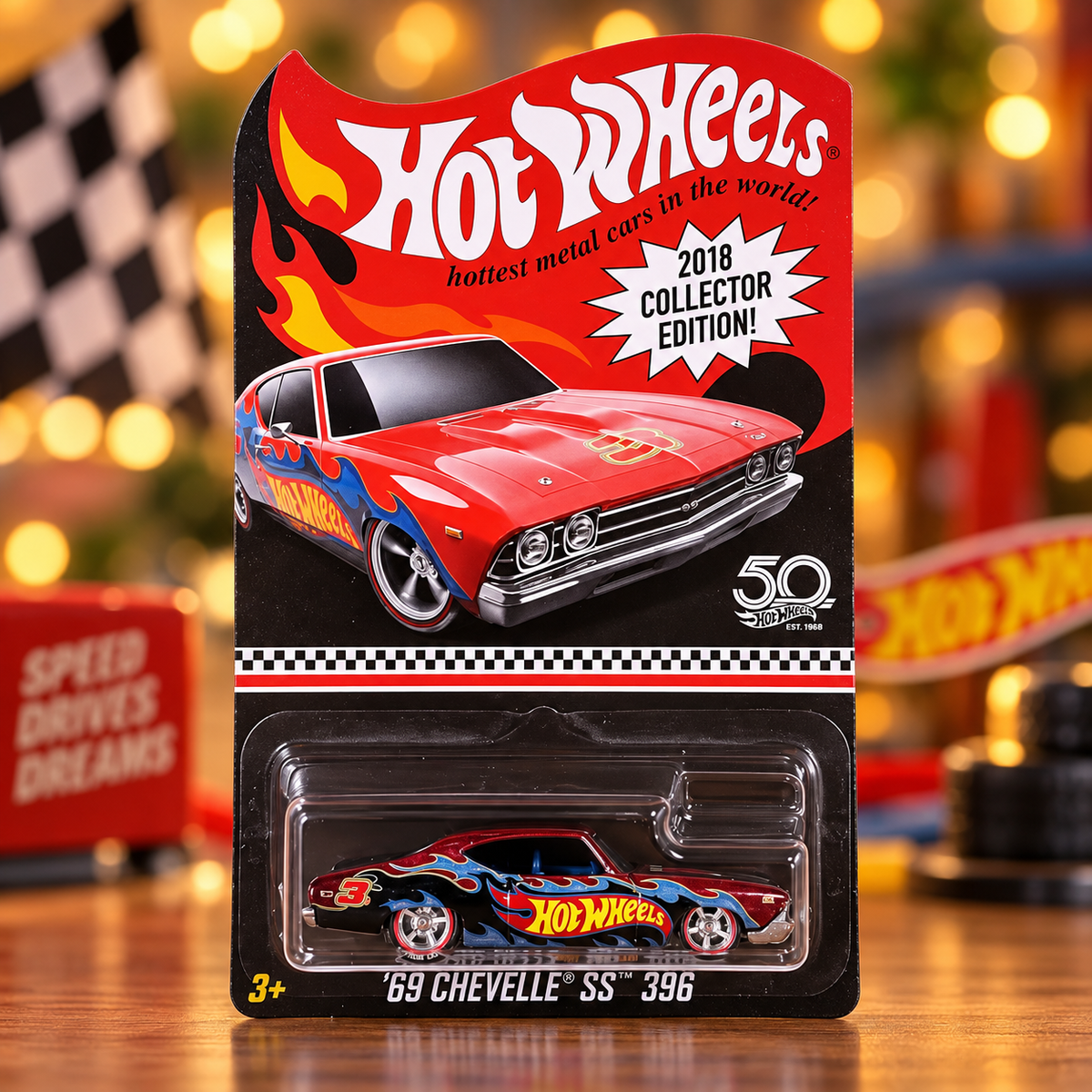 Hot Wheels 2018 Collector Edition β69 Chevelle SS 396 Die-Cast Car β 50th Anniversary Collectible