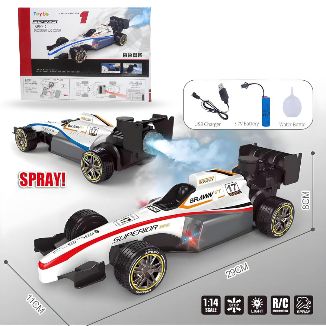Ready-to-Race Speed Formula Car – Fast, Sleek & Thrilling! (Random Colours)