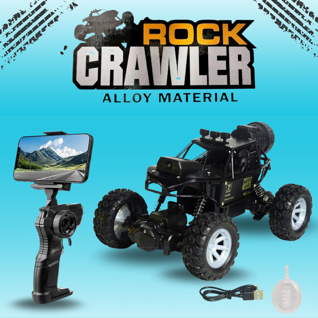 720p Camera RC Rock Crawler Alloy RC Car with Mist Smoke