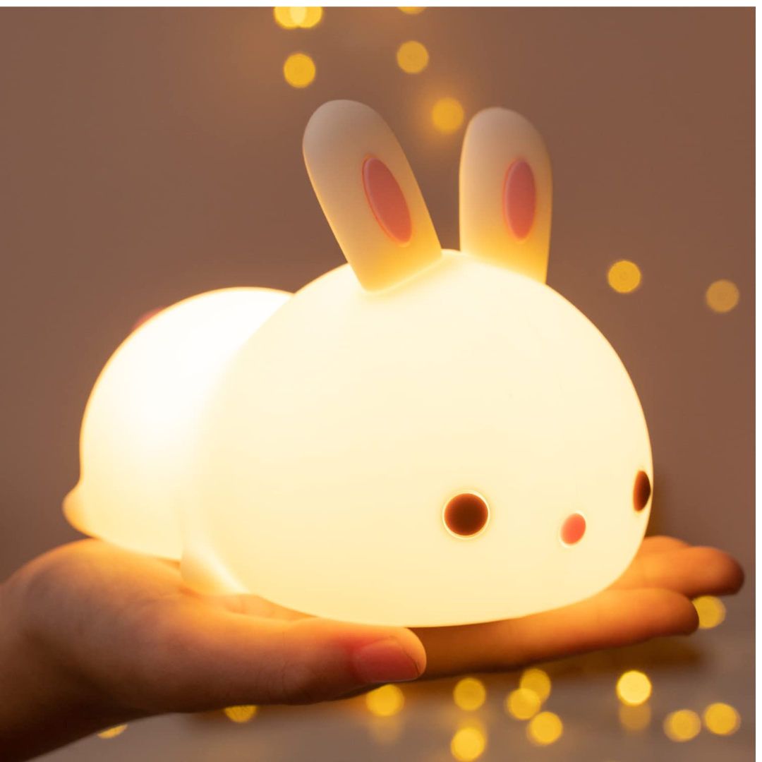 Sleeping Rabbit Night Lamp for Bedroom