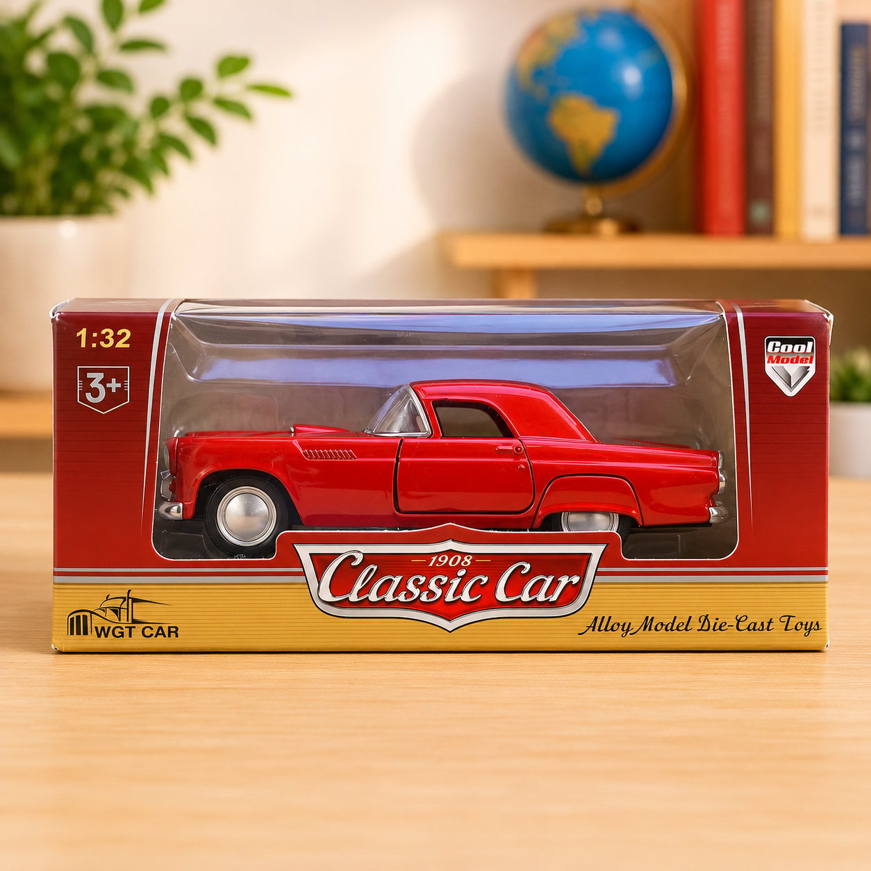 1:32 scale die cast toy model of 1955 Ford Thunderbird