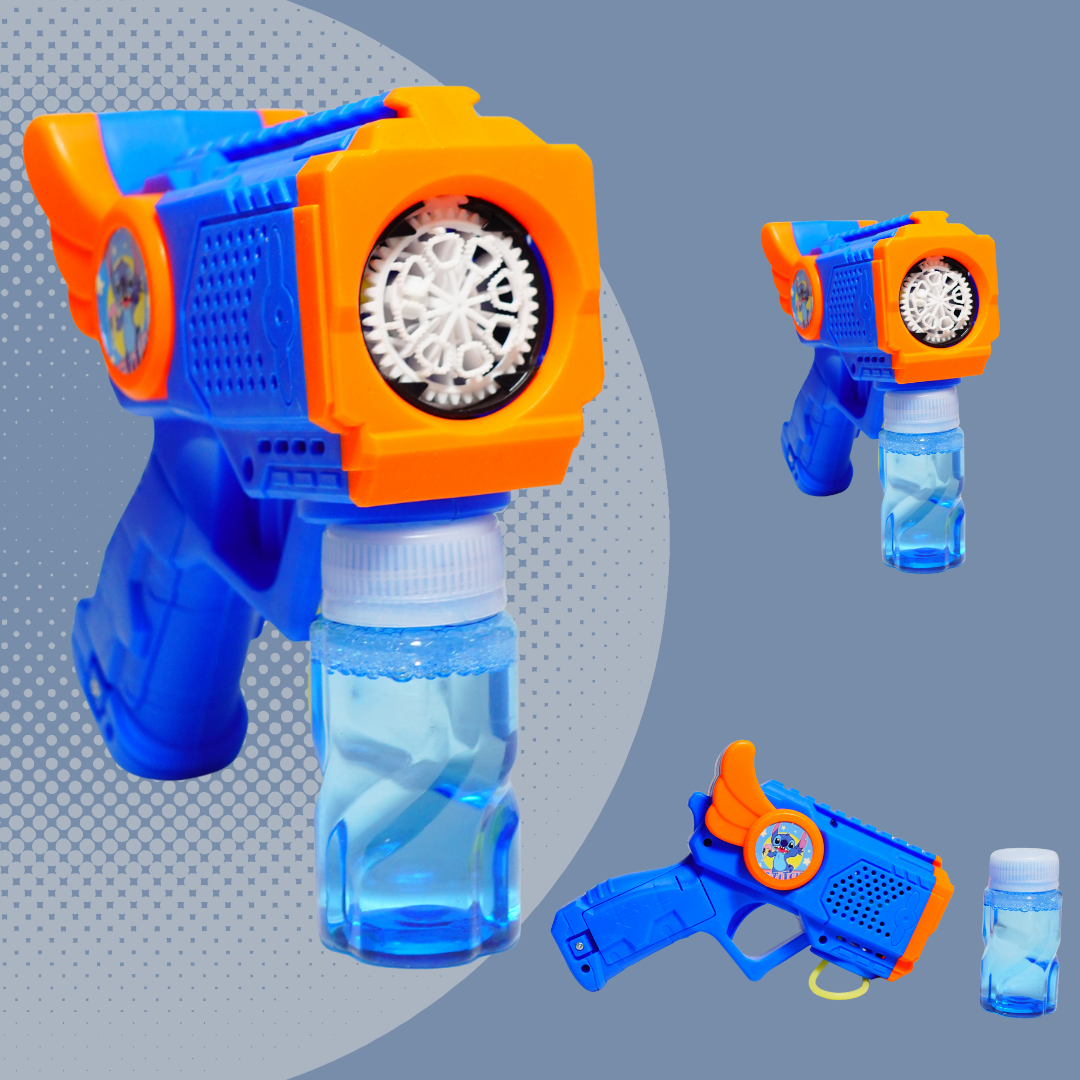 Cool Bubble Gun | Automatic Bubble Blower Toy with Lights & Music | Fun Outdoor Bubble Shooter for Kids