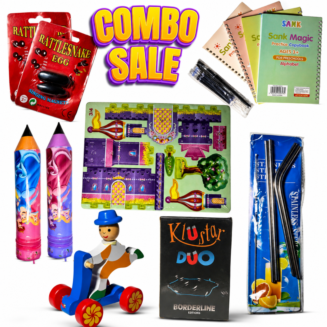 75+ Items KidsBestie Ultimate Toys, Games & Stationery Mega Combo Pack for Kids