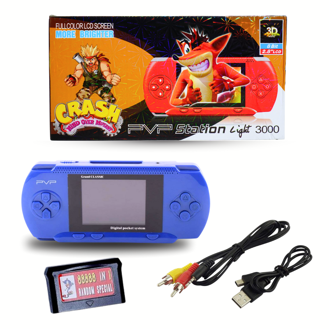 PVP Station Light 3000 | Handheld Video Game Console for Kids | Multiplayer Fun(Random Colours)