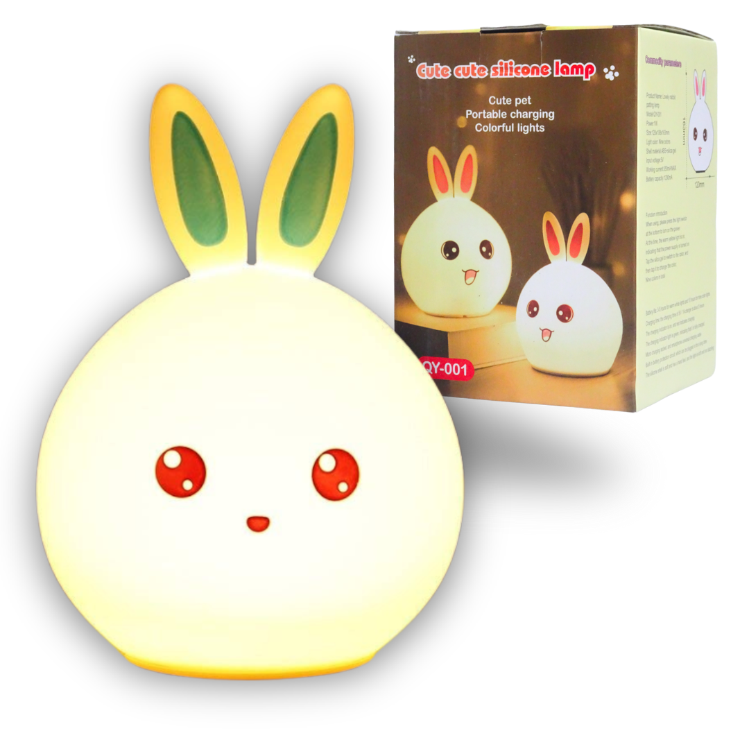 Cute Cat Silicone Lamp – Night Light | KidsBestie