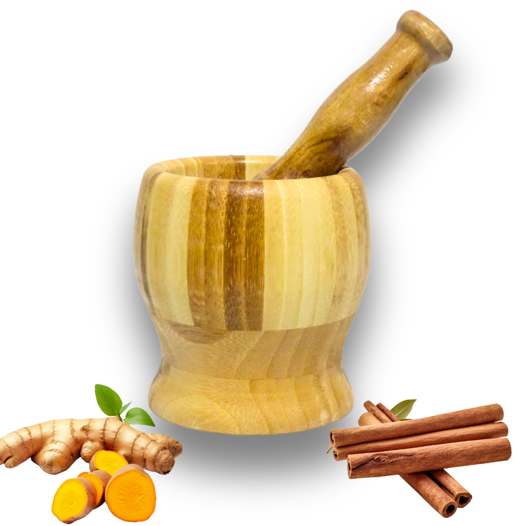 Wooden Mortar & Pestle Set – KidsBestie