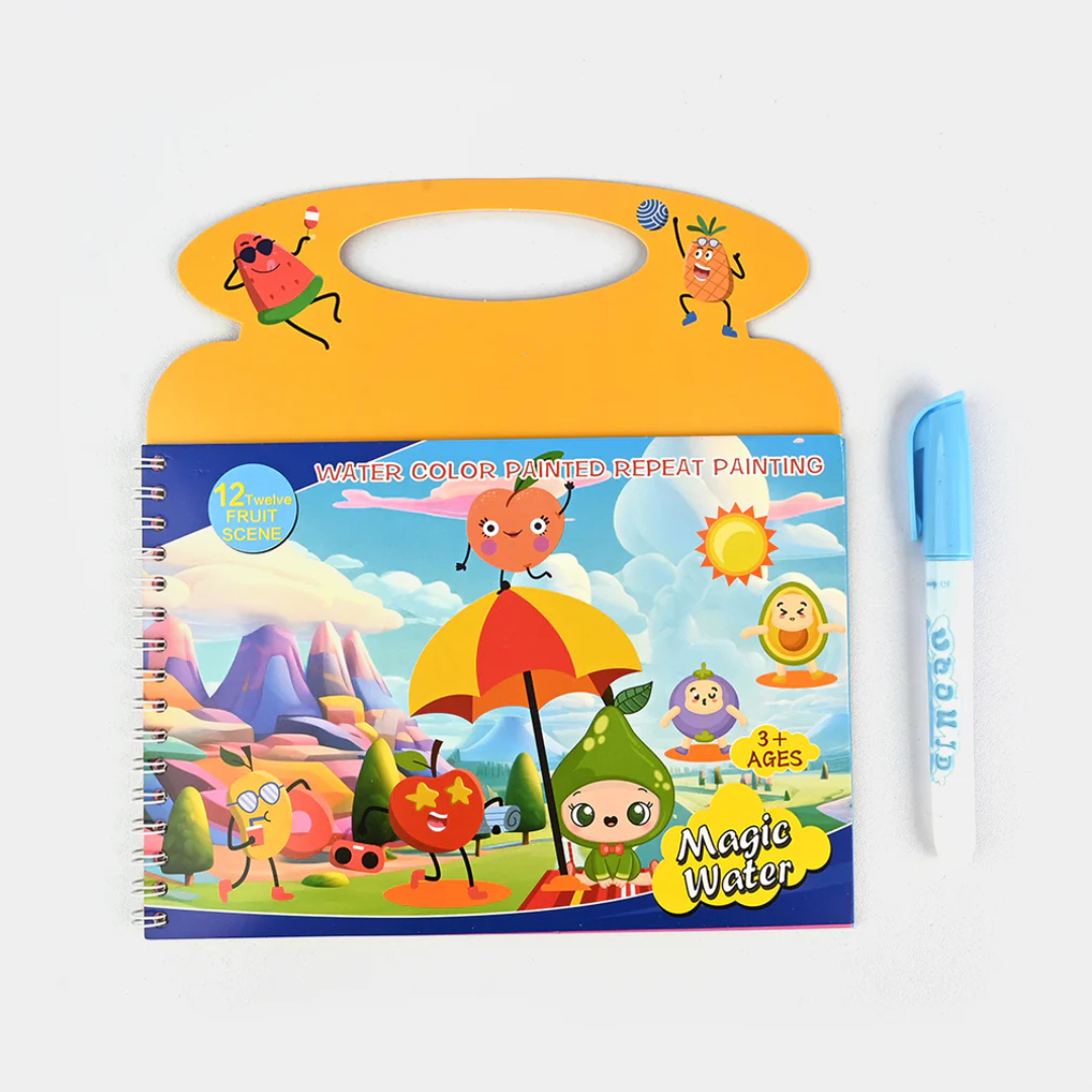 Magical Water Painting Book | Reusable Color Reveal Activity for Kids