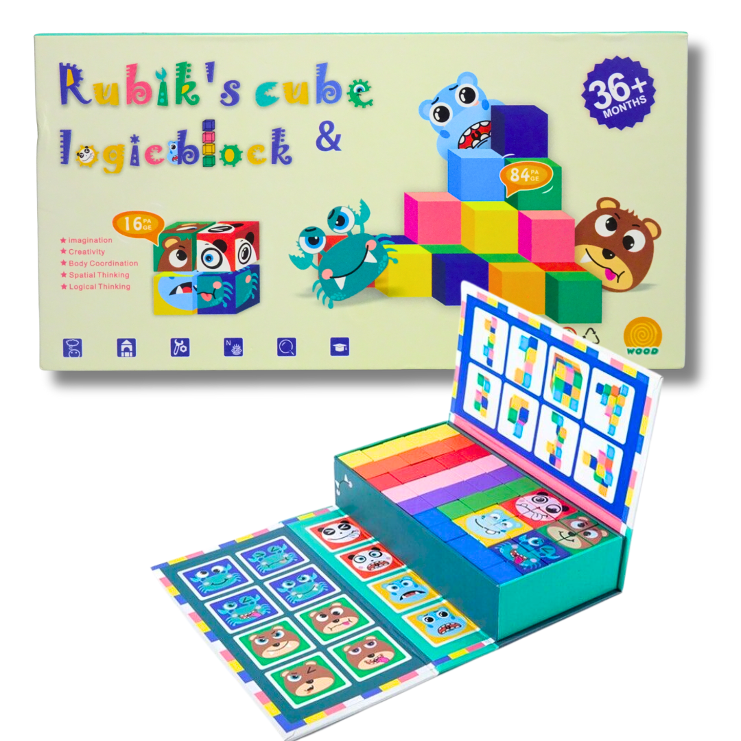 Rubik's Cube Logic Block – KidsBestie Exclusive
