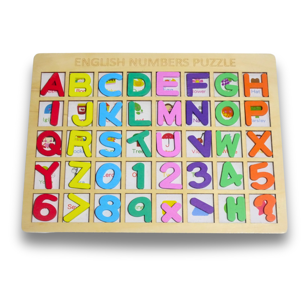 English Numbers Puzzle – Educational Toy | KidsBestie