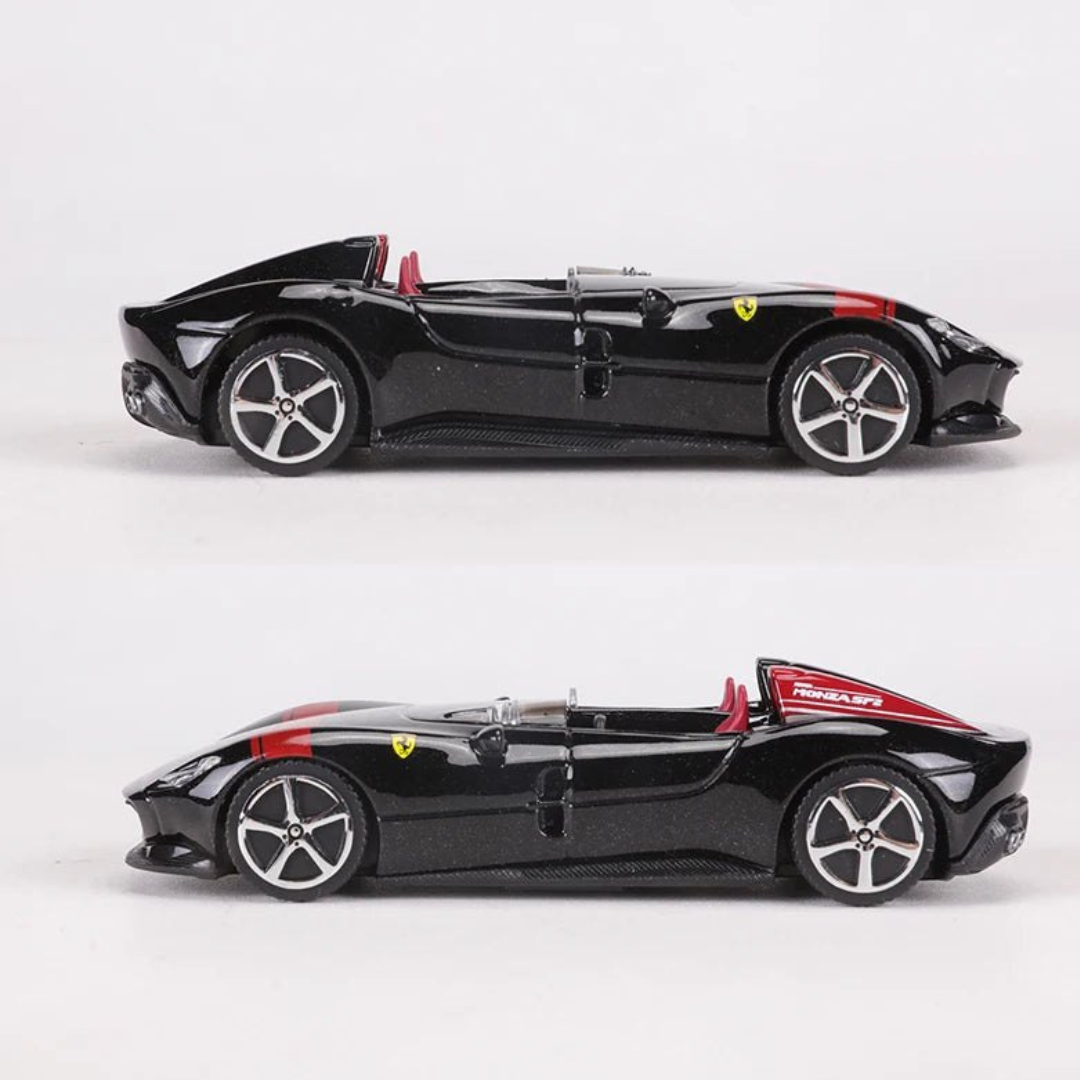 Bburago Ferrari Monza SP2 1:43 Diecast Model Car – Black and Red – Official Licensed