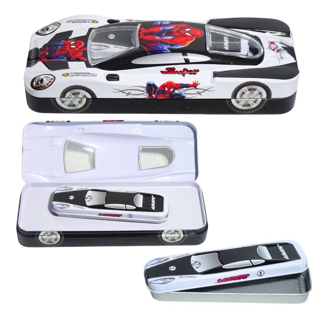 Small Car-Shaped Pencil Box for Kids | KidsBestie