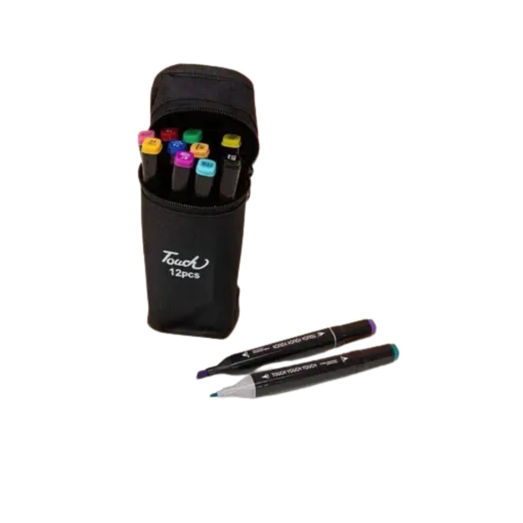 Touch Wool Marker – 12 PCS Set | KidsBestie