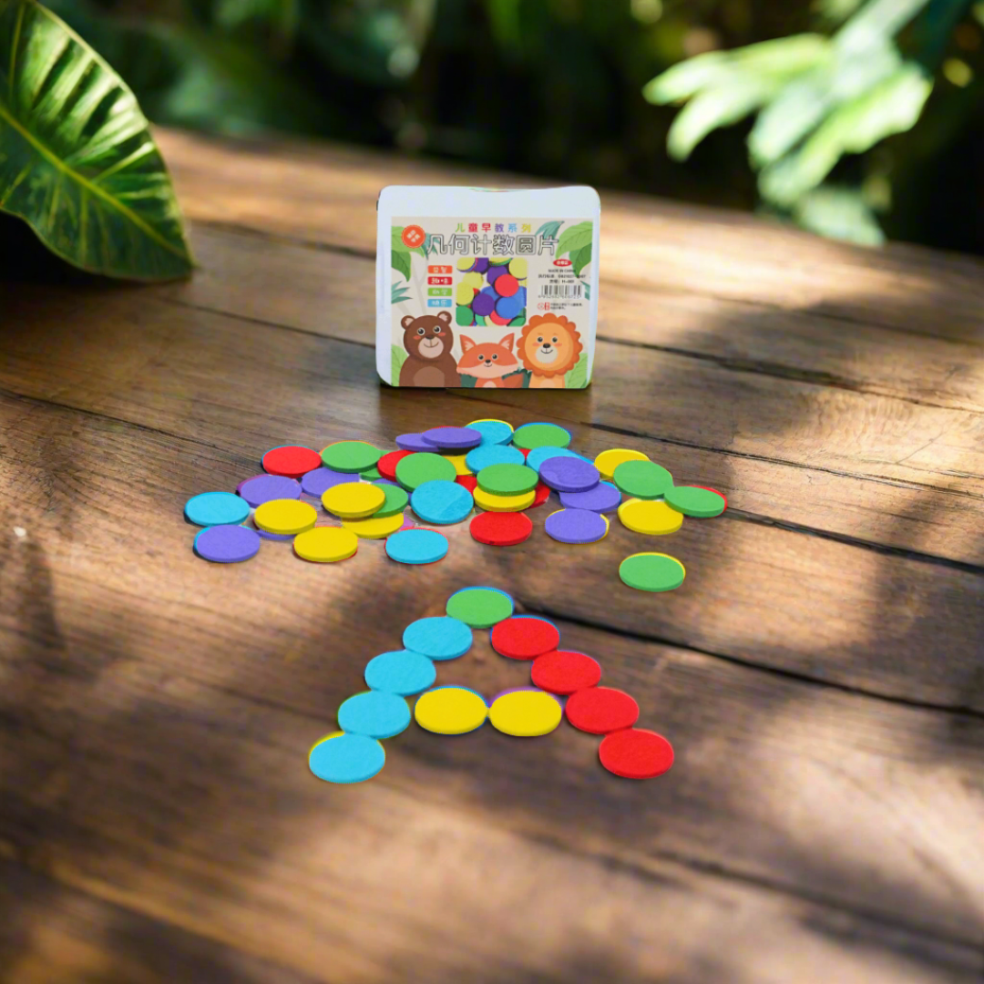 2 Boxes of Small shapes (Random colour will be send) - Kids Bestie