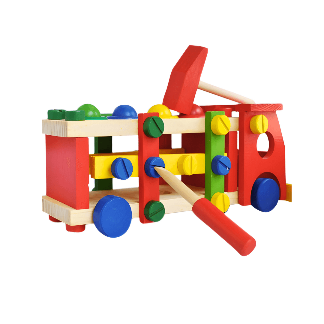 2 in 1 DIY Reassembly Screw Car - Kids Bestie