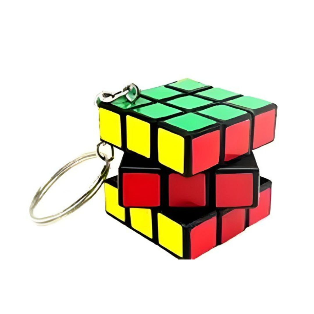 Pack of 3 Rubik's Cube Keychain | KidsBestie | KB