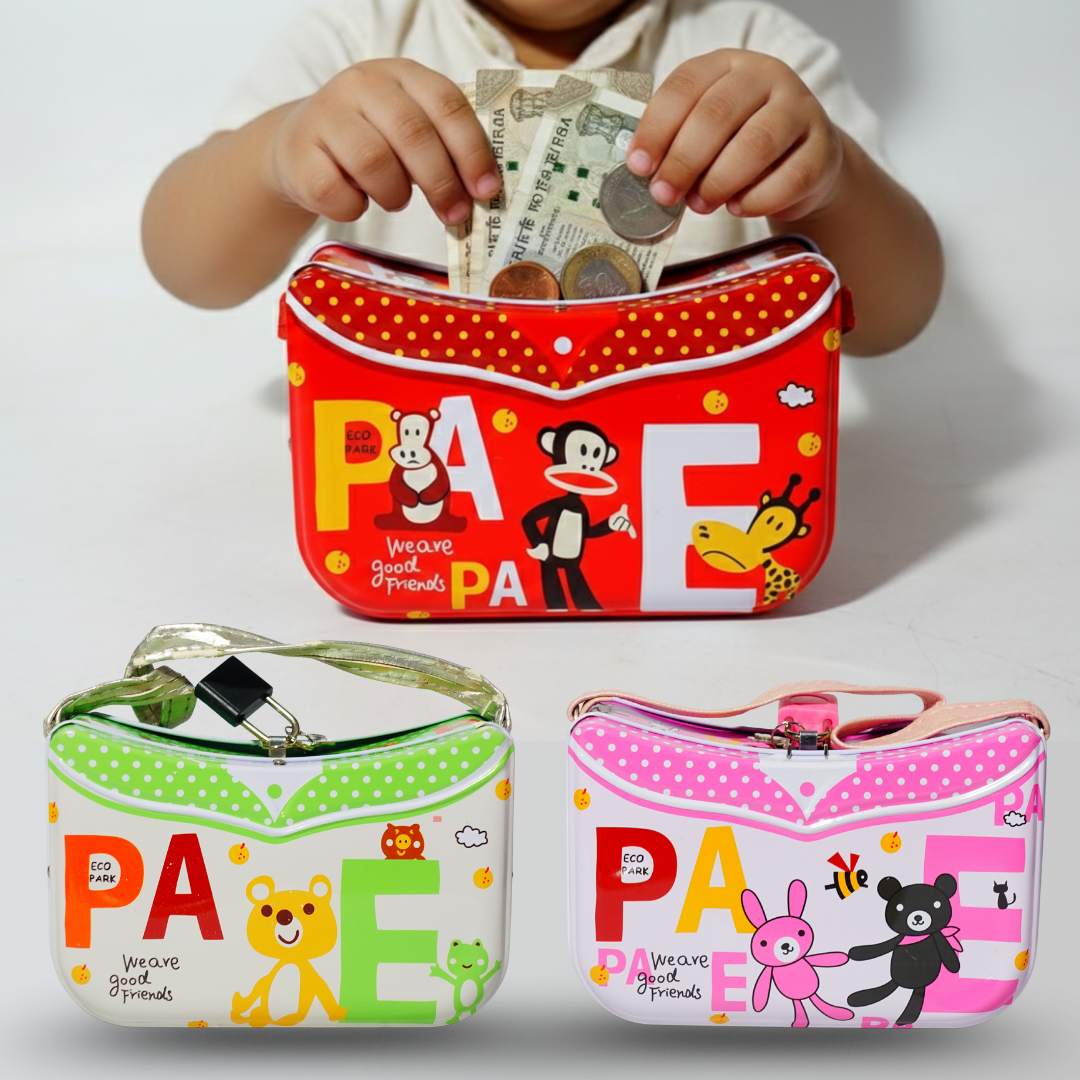 Hand Bag Metal Money Bag – Stylish & Secure Savings