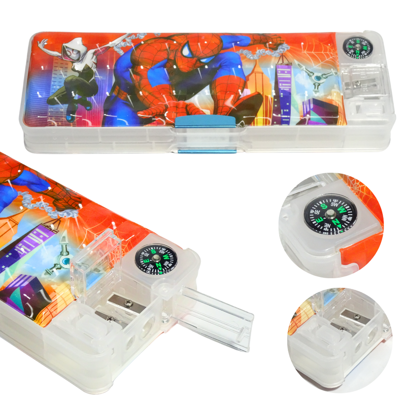 Pencil Box with Compass & Light | KidsBestie