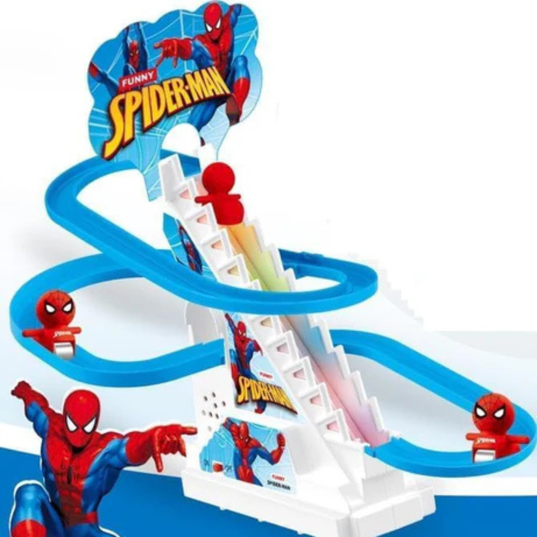 Slide Toy Set – Funny Automatic Stair-Climbing Race Track Set | KidsBestie