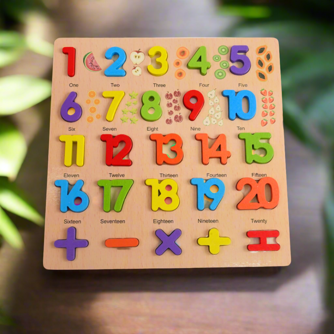 Kidsbestie-3D Numbers with Names Puzzle-Big