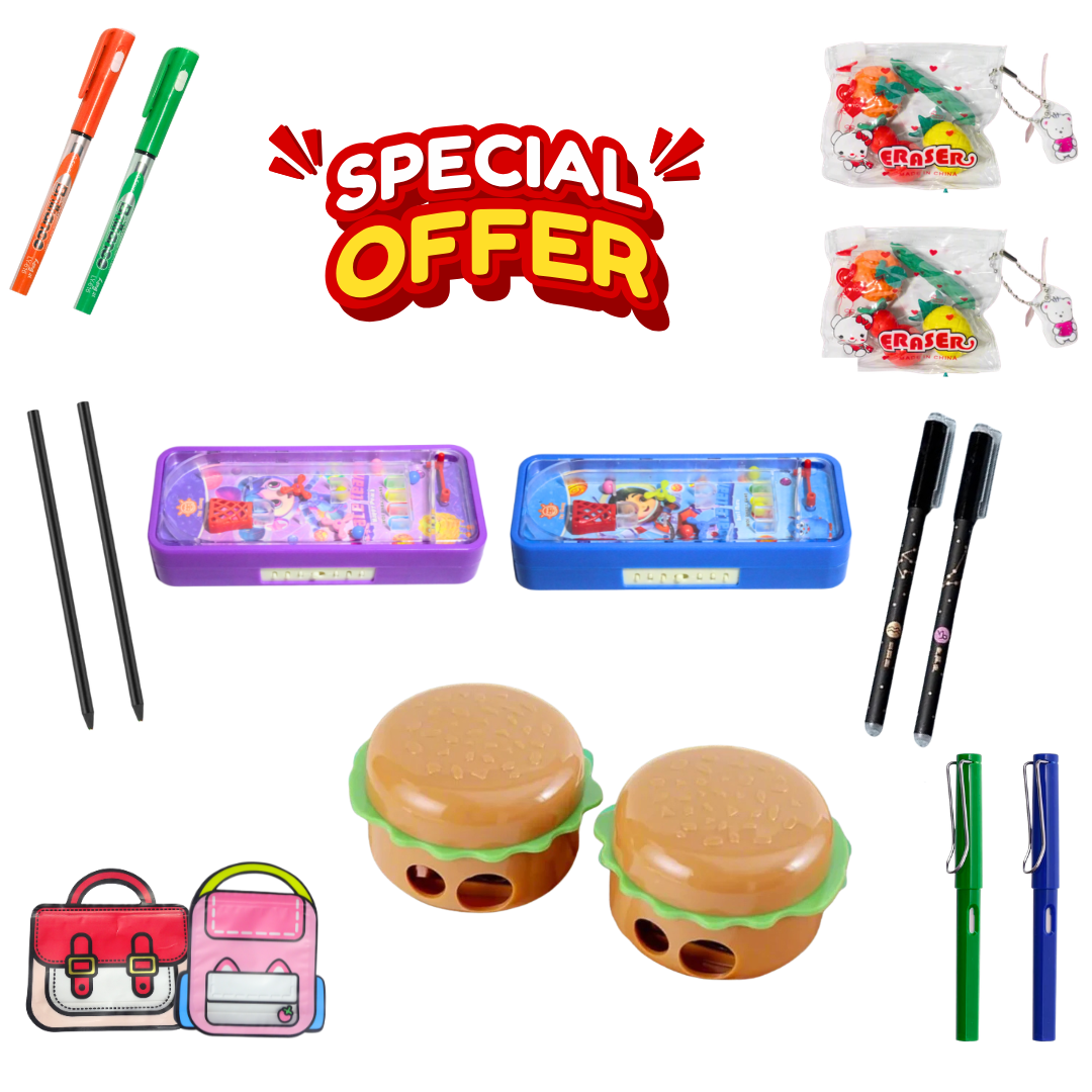 Ultimate Kids Stationery Combo Pack | KidsBestie | KB