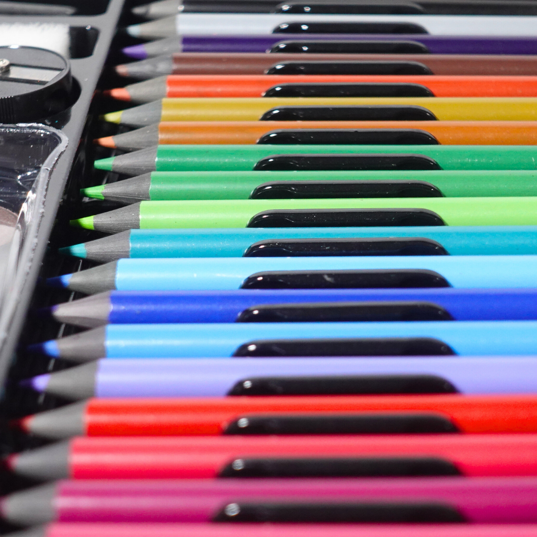 168 Piece Art Set, Drawing and Painting Set for Kids