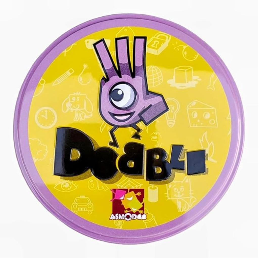 DOBBLE Card Game for Kids Ages 6+, 2-8 Players, 15-Minute Playtime