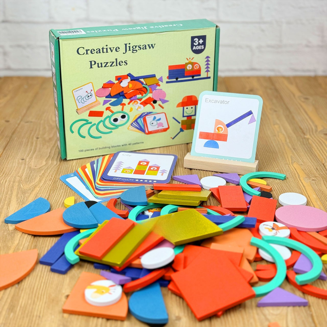 Creative Jigsaw Puzzles Wooden Board – KidsBestie