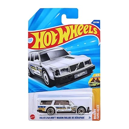 🔥🚗 Hot Wheels Volvo 240 Drift Wagon | Boxy Drift Icon Die-Cast (1:64 Scale) 🚗🔥
