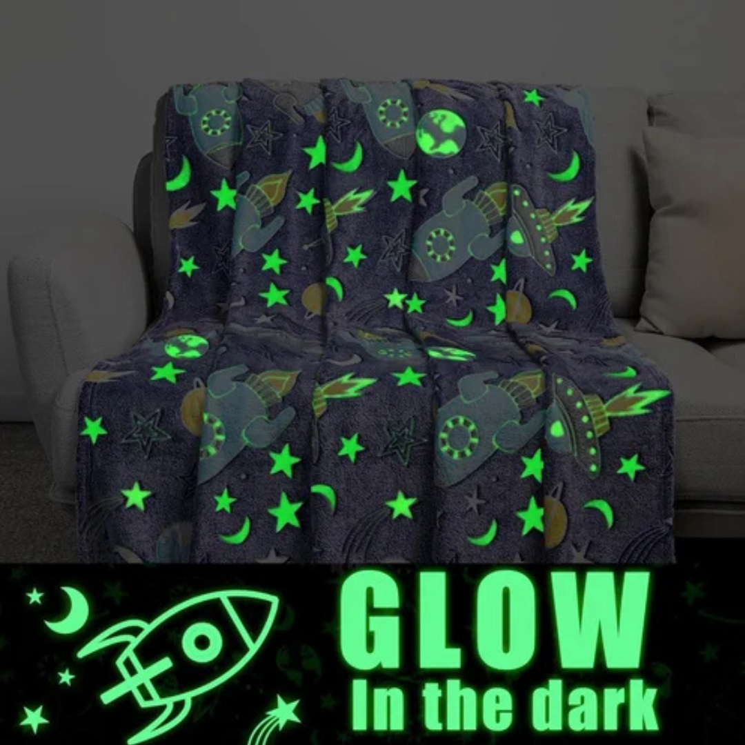 Glow Magic Blanket With 2 Glow Animals Combo