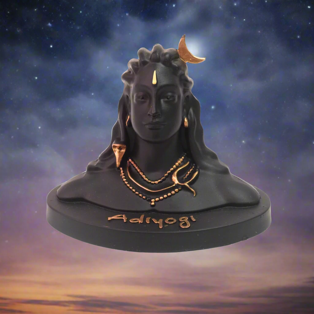 Kidsbestie-Adiyogi Shiva Statue For Car Dash Board-1 Big(G)