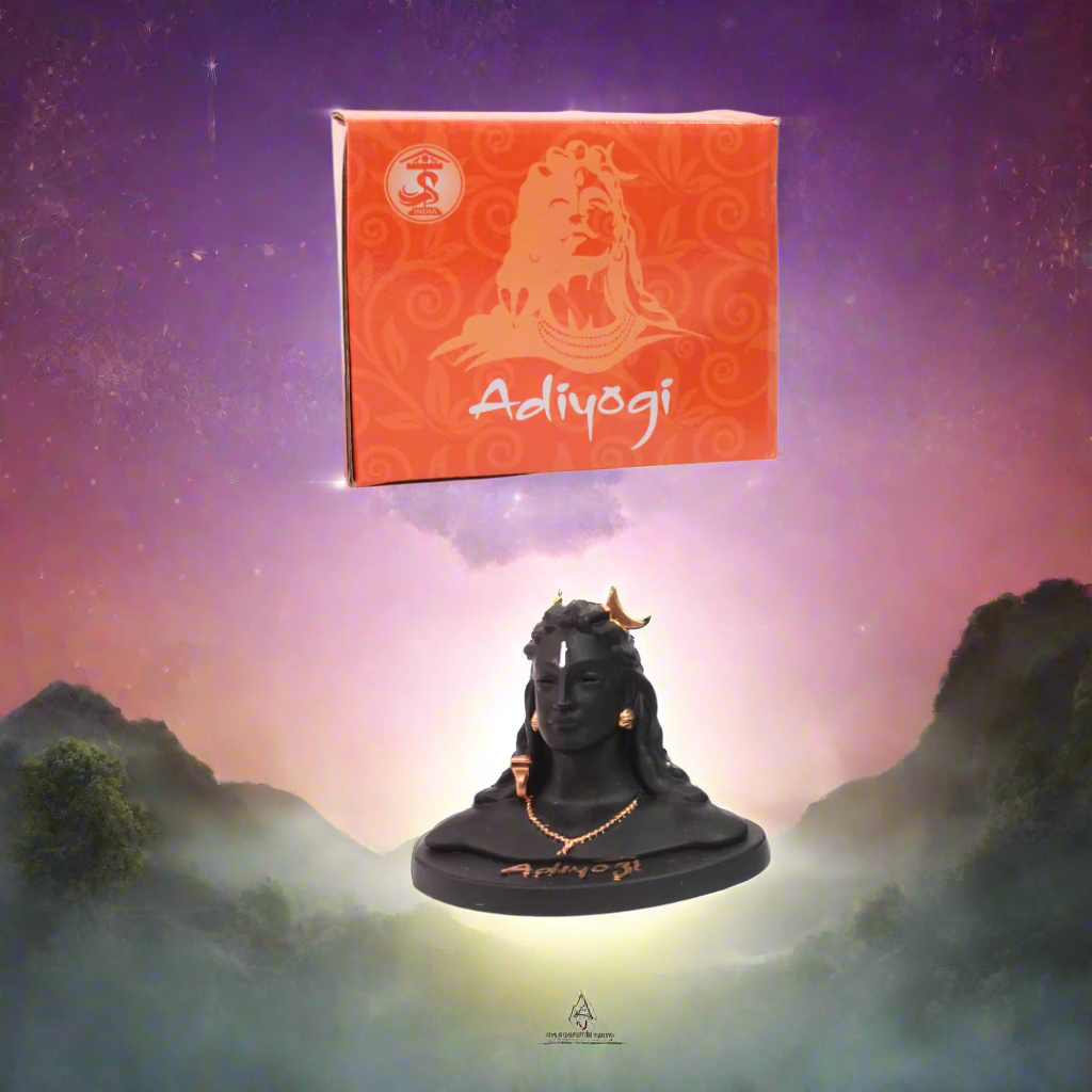 Kidsbestie-Adiyogi Shiva Statue For Car Dash Board-1 Small(G)