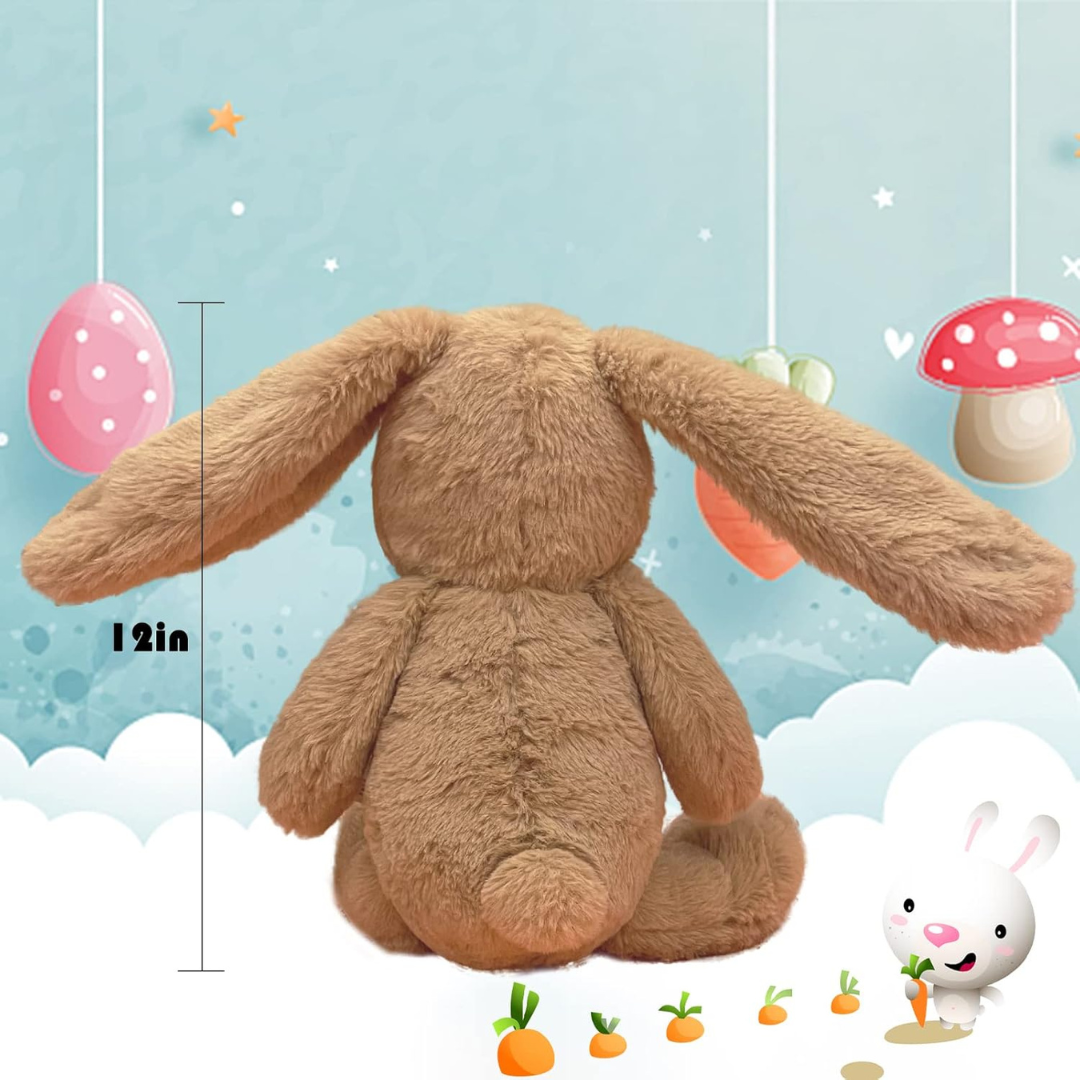 Kidsbestie- Breathing rabbit- Glowing music and light rhythmic soft toy