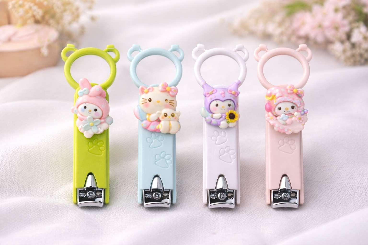 Compact Nail Cutter with Decorative Design | Stainless Steel Nail Clipper