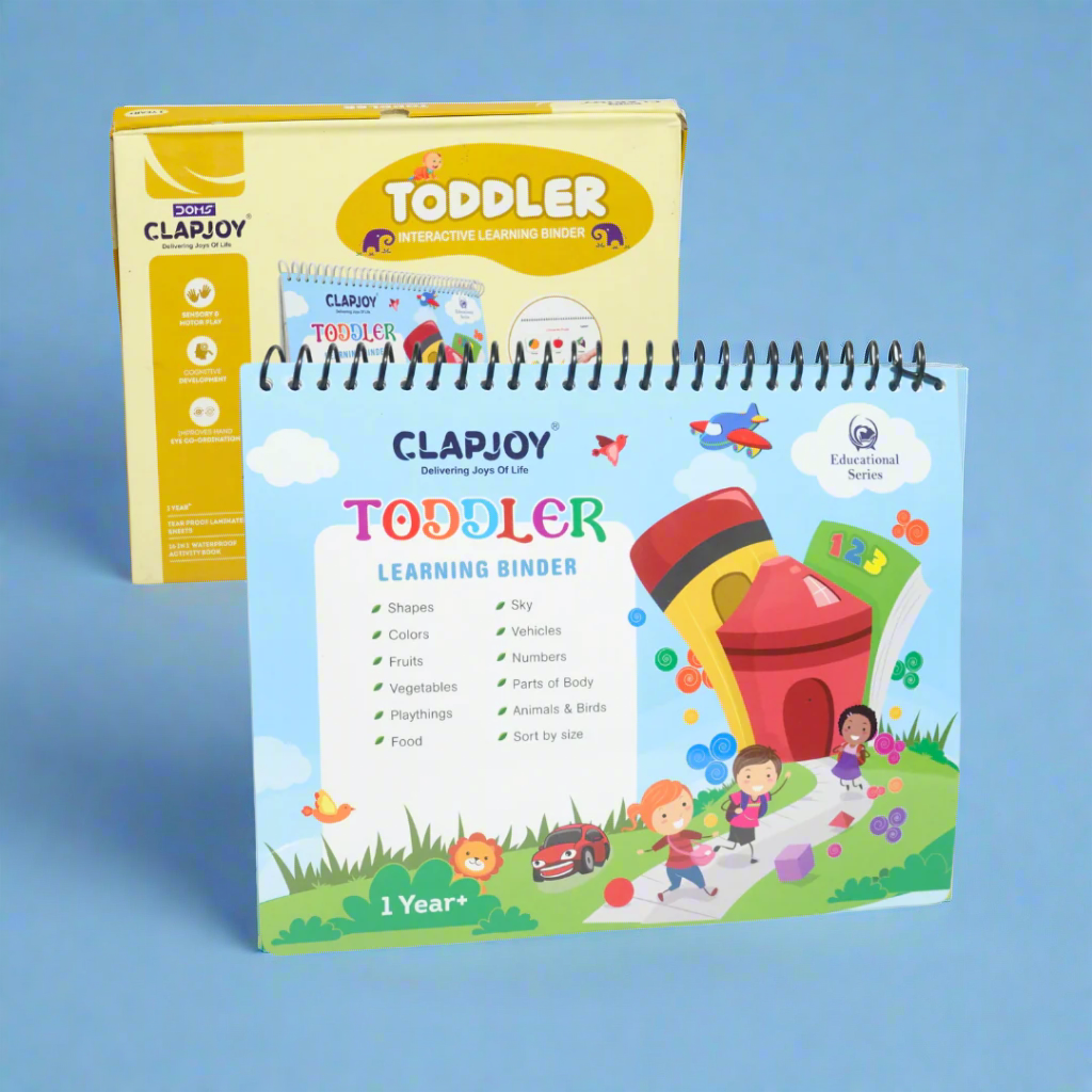 Kidsbestie-Clapjoy Velcro Book Preschool Busy book Toddler-Level 1