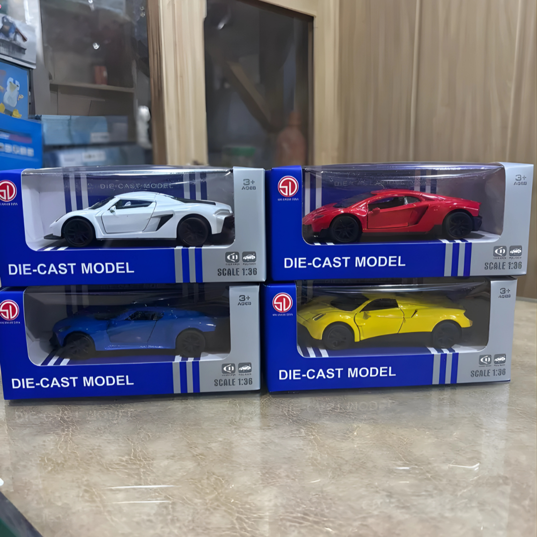 1:36 Scale Metal Diecast Car Toy – Realistic Mini Alloy Car Model for Kids & Collectors