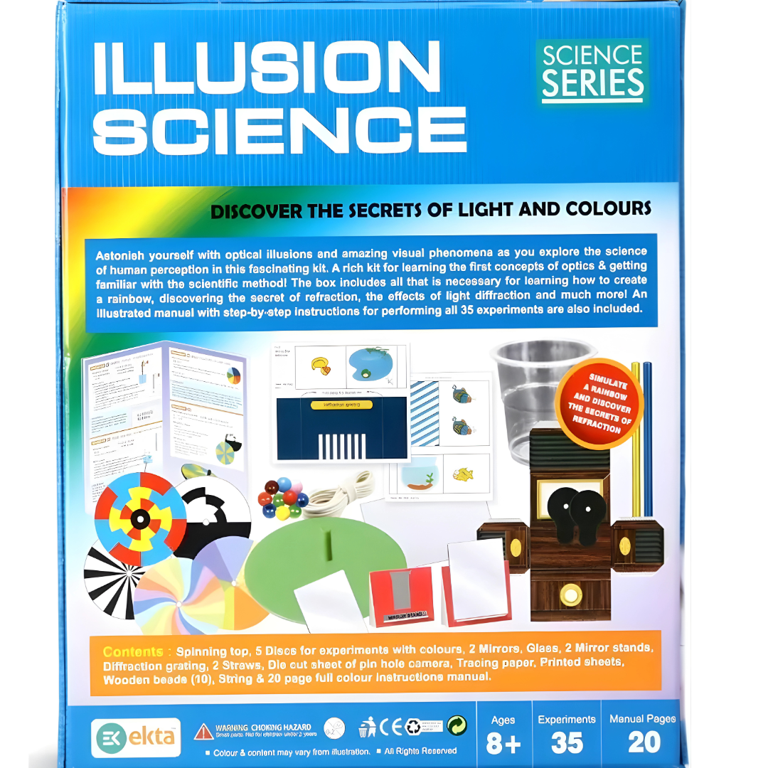 🧠✨ Mind-Blowing Illusion Science Kit for Kids – Learn the Magic of Science! 🔍🎩