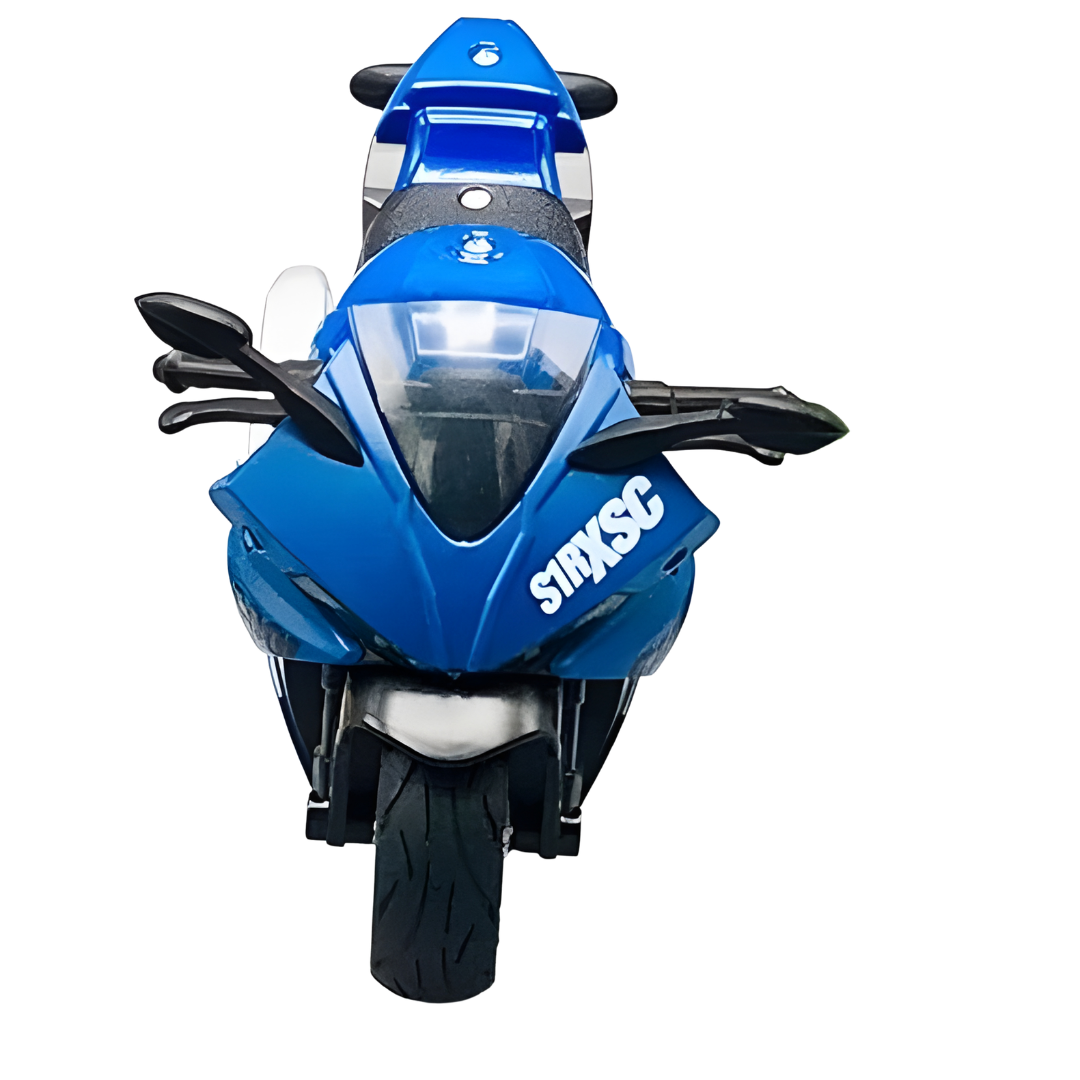 🏍️ Super Sport Bike Alloy Model Set – Light & Sound Action Toy for Kids 🚦 With Random Colors