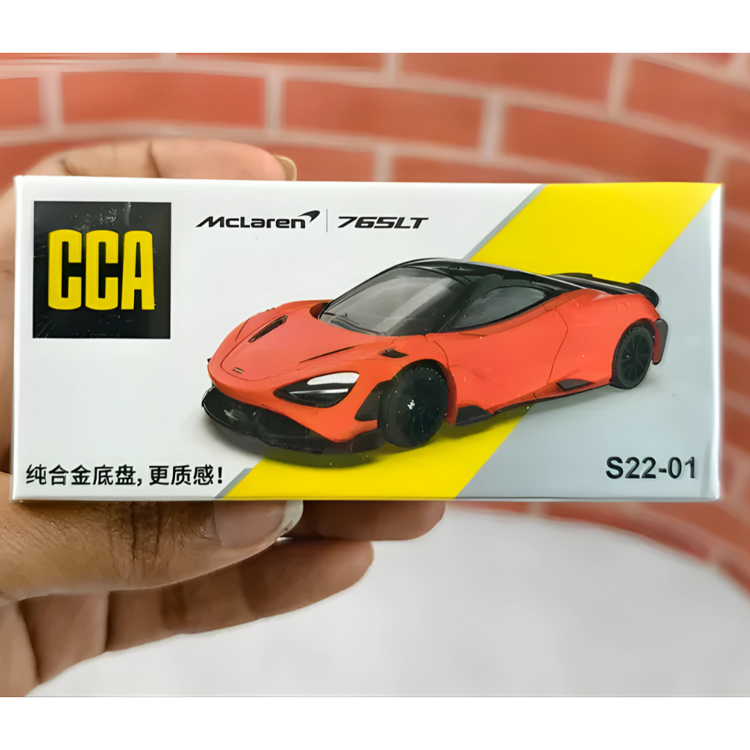 🏎️ CCA Porsche 918 Spyder 1:61 Scale Diecast Model Car and 🏁 CCA McLaren 765LT 1:64 Scale Diecast Model Car