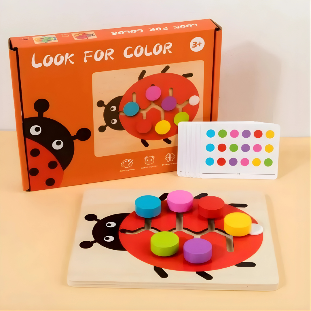 🎨 Montessori Color Matching Slide Puzzle – Fun Learning Brain Teaser for Kids 🧩