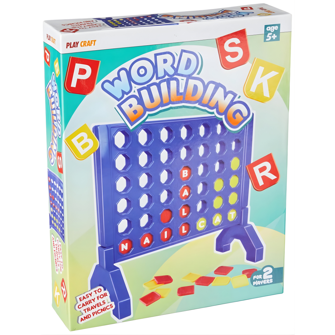 🧠🔤 Play Craft Word Building Classic – 4 in a Line Fun Game for 2 Players