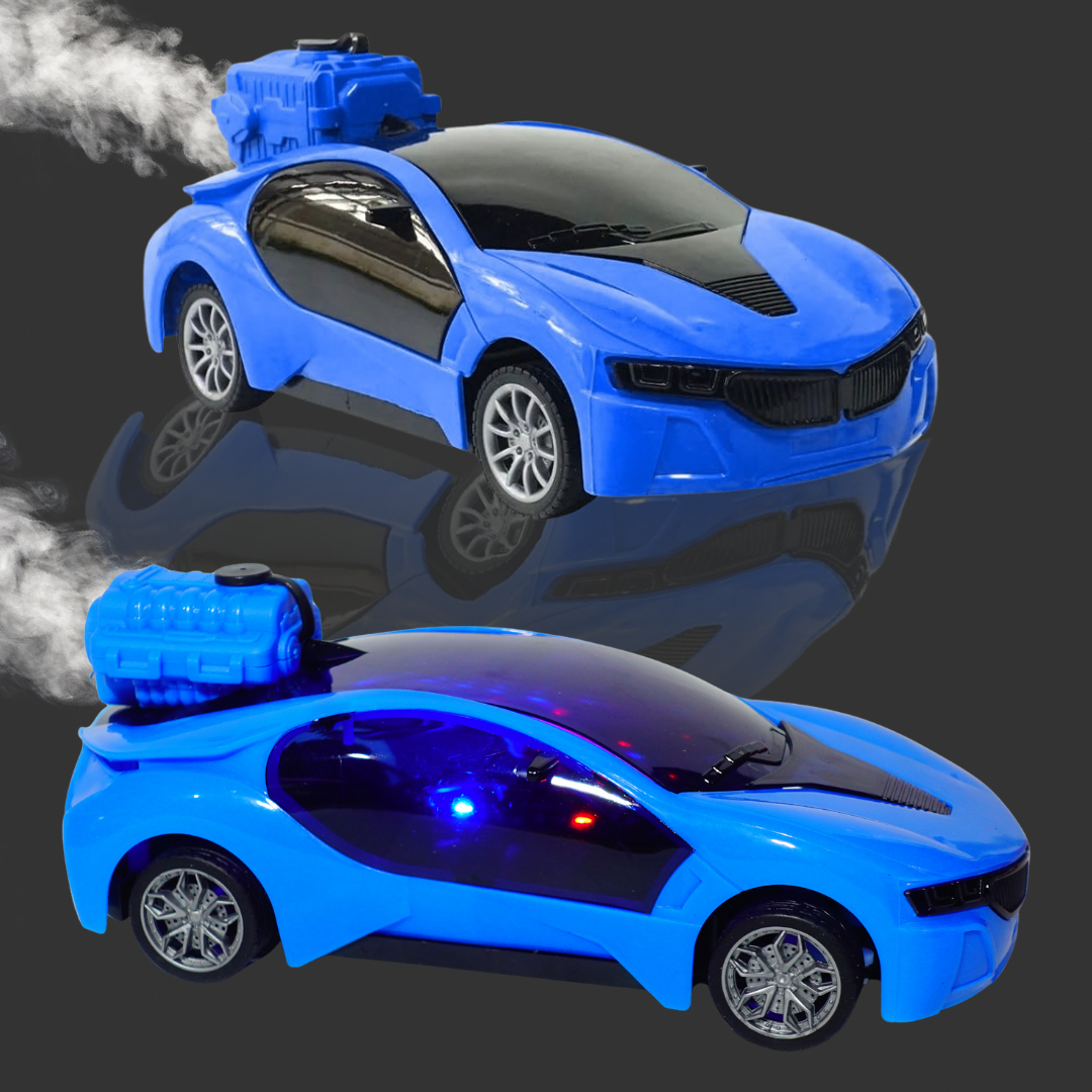 SPRAY 3D Smoke Rechargeable Type C RC Car for Kids(Random Colours)