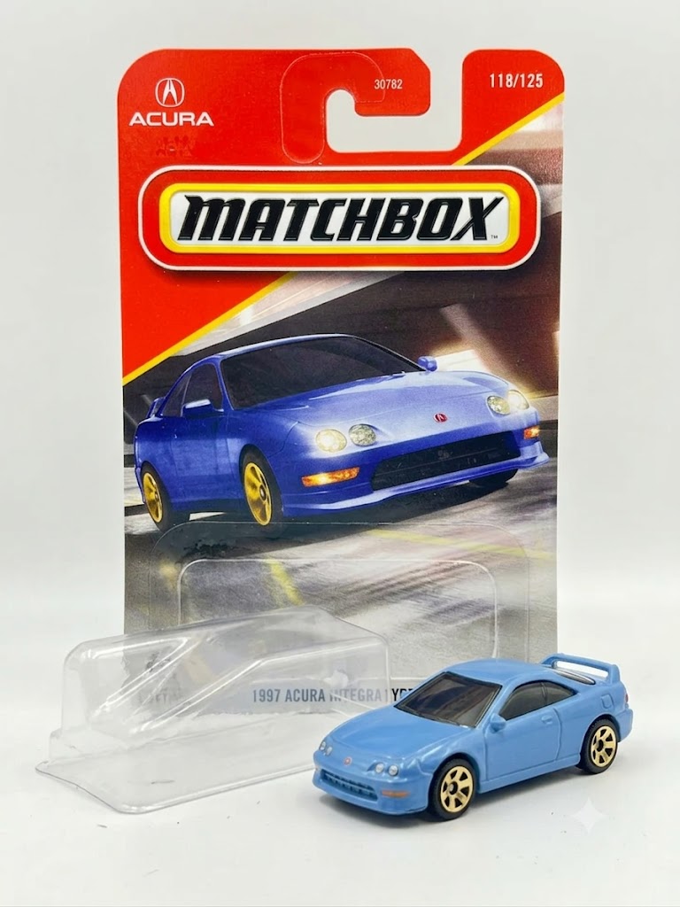 Matchbox 1997 Acura Integra Type R (118/125) - Exclusive Collector Set with Die-Cast Car and Blister Pack
