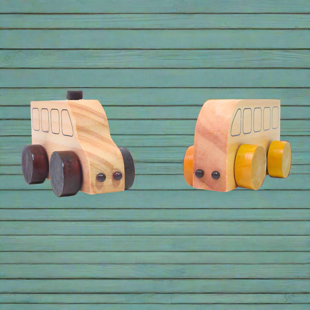 Kidsbestie-Mini Wooden Vehicles