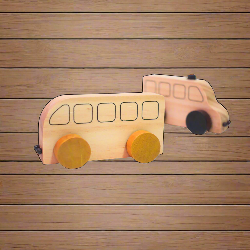 Kidsbestie-Mini Wooden Vehicles