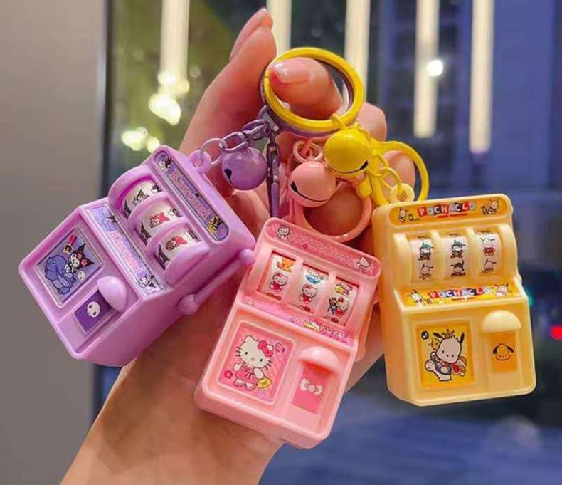 🎰 Cute Mini Slot Machine Keychain Toys | KidsBestie