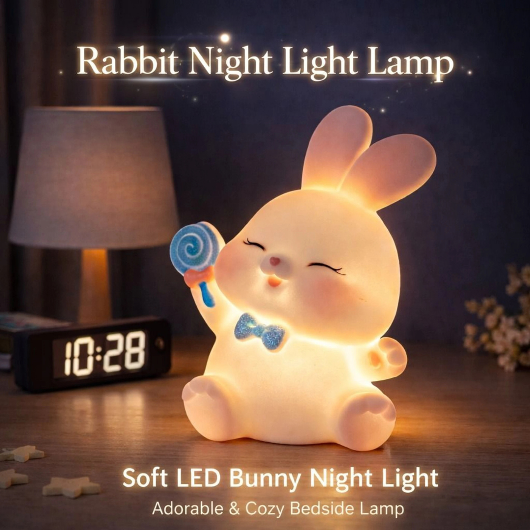 soft LED Bunny night light