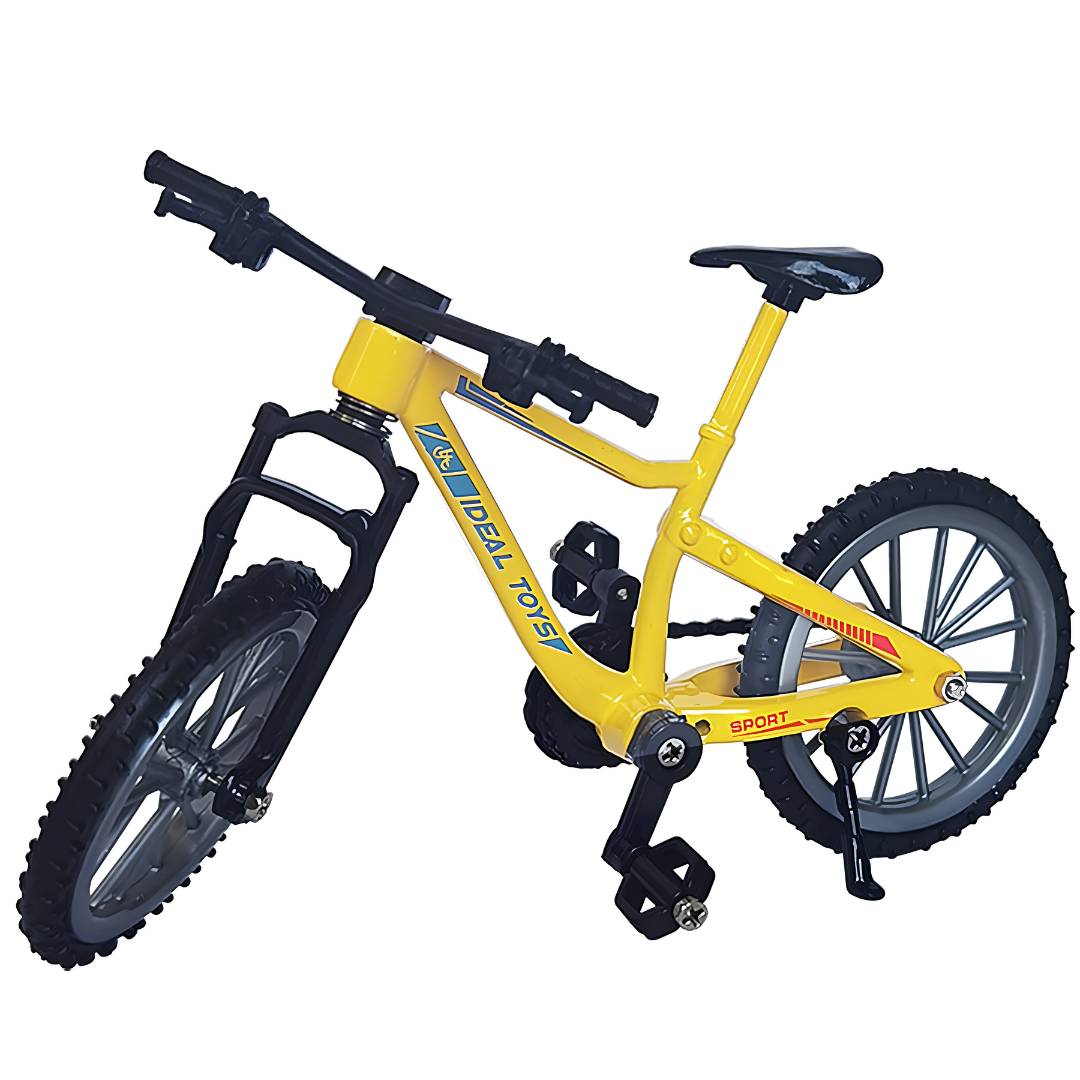 Miniature diecast alloy finger mountain bike toy