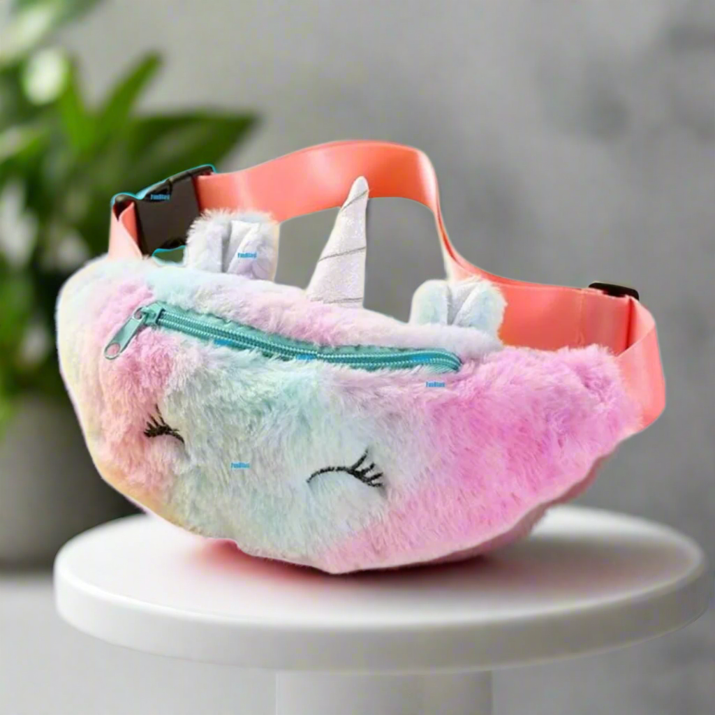Kidsbestie-Unicorn Waist Pouch for Girls